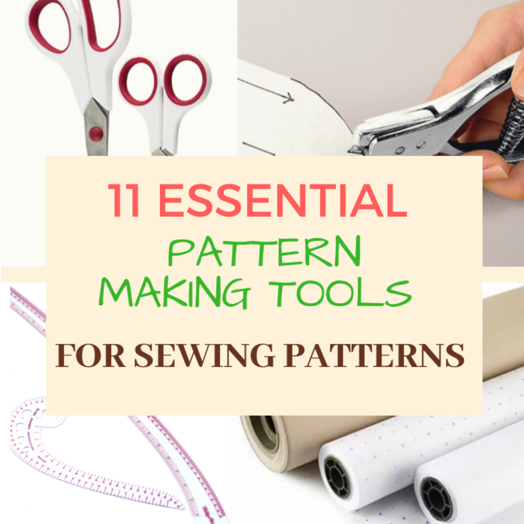 11 Essential Pattern Making Tools For Drafting Sewing Patterns - DONLARRIE