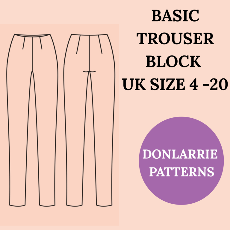 BASIC TROUSER BLOCK - DIGITAL - DONLARRIE